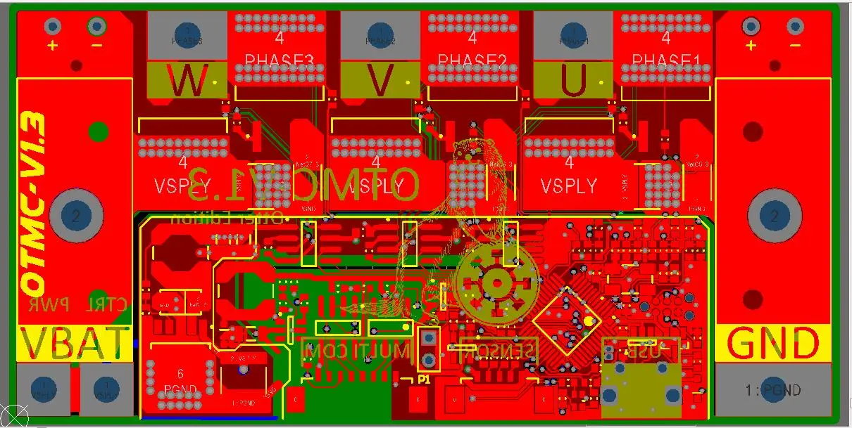 Оригинальные одночиповые драйверы привода VESC Electrical OTMC (плата Hardware