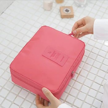 

Multifunction Fashion Makeup Bag Women's Cosmetic Bag Organizer Men Toiletries Waterproof Female Storage Make-up Cases Oxford