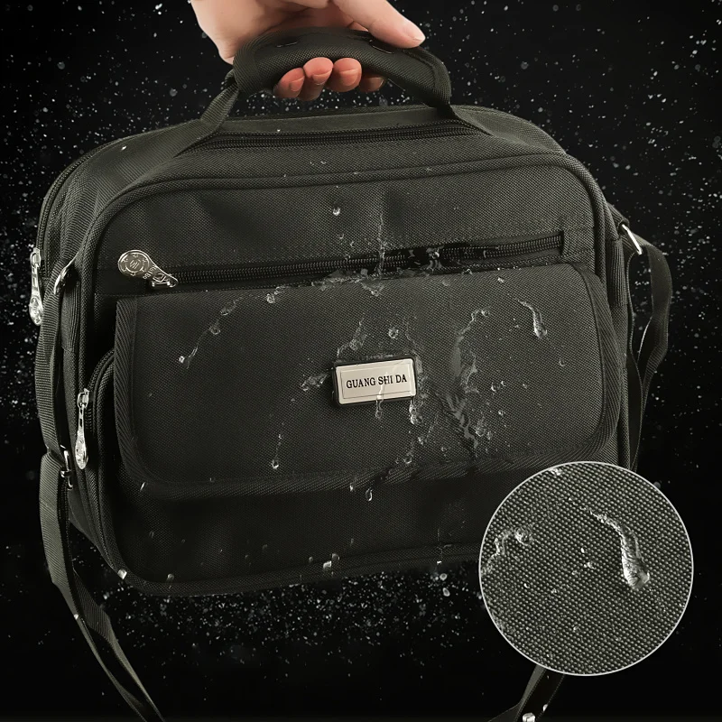 GREATOP Multi-Packet Business Men Messenger Bag Oxford Waterproof  Male Shoulder Bags Travel Crossbody Bags Men Handbag Y0027