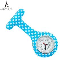 ALK Dots Silicone Nurse Watch with Calendar Fob Pocket Medical Gift for Nurse Doctor Hospital Watches Dropshipping Accept OEM