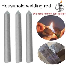 3 pièces de tiges de soudage en aluminium fourré à poudre, à basse température, facile à fondre, pas besoin de poudre à souder