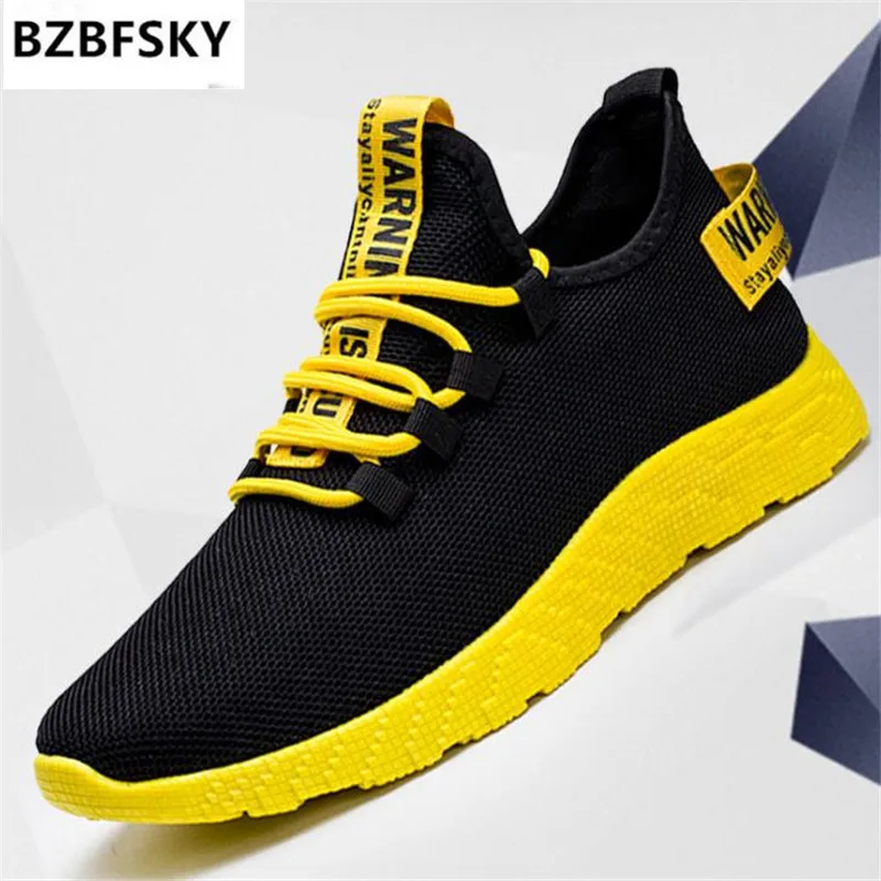 Мужские кроссовки BZBFSKY2021 дышащие повседневные Нескользящие Вулканизированная