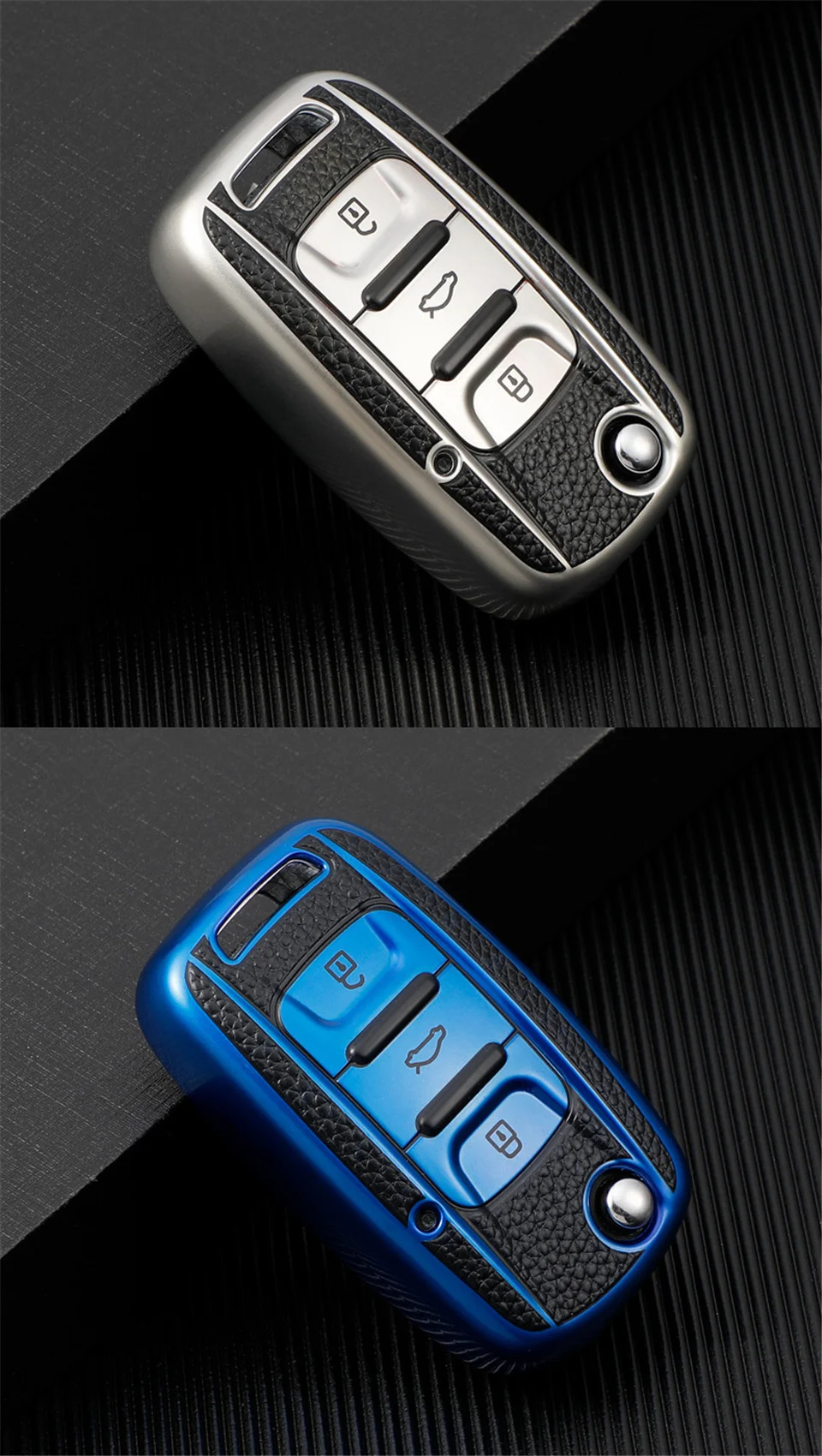 Coperture della protezione della custodia della copertura della chiave dell'automobile per SGMW fahrening HongGuang Macro Light S1 Baojun 730 510 560 310 630 310W portachiavi automatico - H98002d60a450448a883f7b36d95796feu
