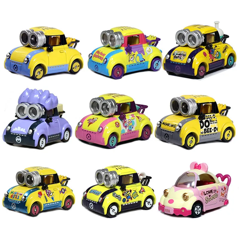 Takara Tomy Tomica Миньоны модель автомобиля из сплава Гадкий я мультяшный автомобиль