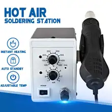 Becornce YG858A+ фена 700 Вт светодиодный цифровой дисплей с регулируемой температурой портативный ручной инструмент для ремонта мобильных телефонов DIY