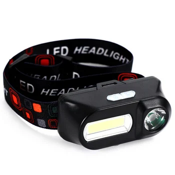 

6 Modes USB Rechargeable COB LED Headlamp Torch Multifunction Flashlight Headlight DC112