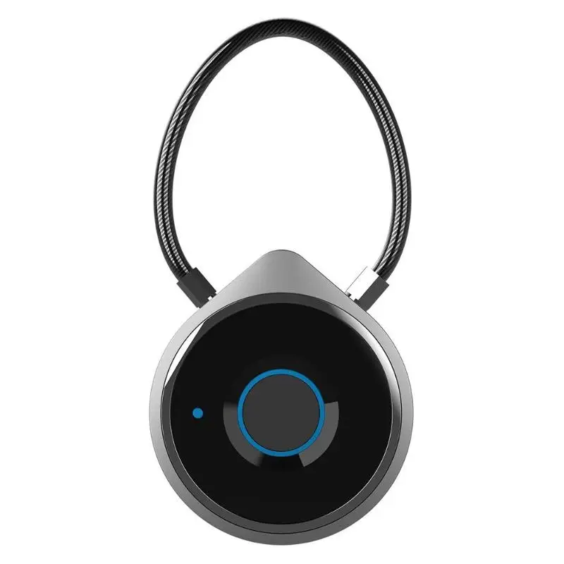 B S9 смарт-замок без ключа для отпечатков пальцев Bluetooth APP/разблокировка отпечатков пальцев безопасный замок Портативный Умный Замок для гаражной двери чехол коробка - Комплект: B
