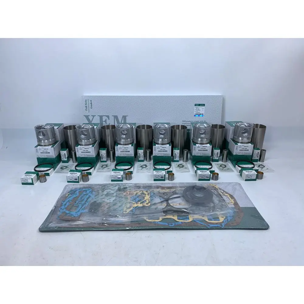 

Комплект для восстановления двигателя S2600 с набором прокладок цилиндра, поршневые кольца, вкладыши для Kubota