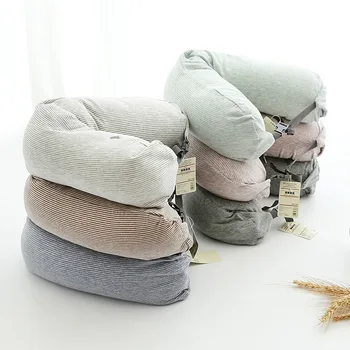 

Japanese portable Geranium U pillow pure cotton aircraft pillow travel pillow neck pillow waist pillow 170g suit