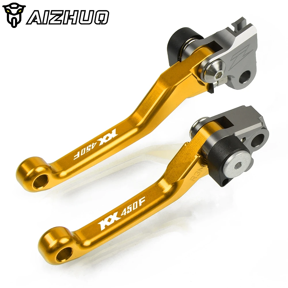GOLD CNC мотоцикл Pivot сцепные рычаги для ДЕРТ Пит байка для KAWASAKI KX450F KX 450F 450 F 2013 - Цвет: GOLD