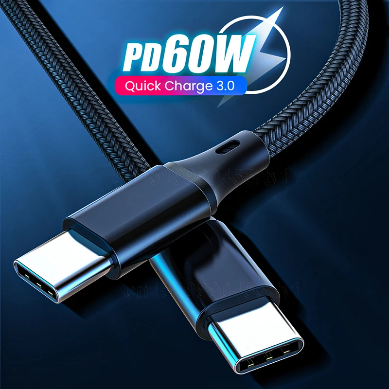 Кабель для быстрой зарядки Robotsky PD60W USB C к Type 3 0 Для Dell Samsung MacBook Pro USB-C | Электроника
