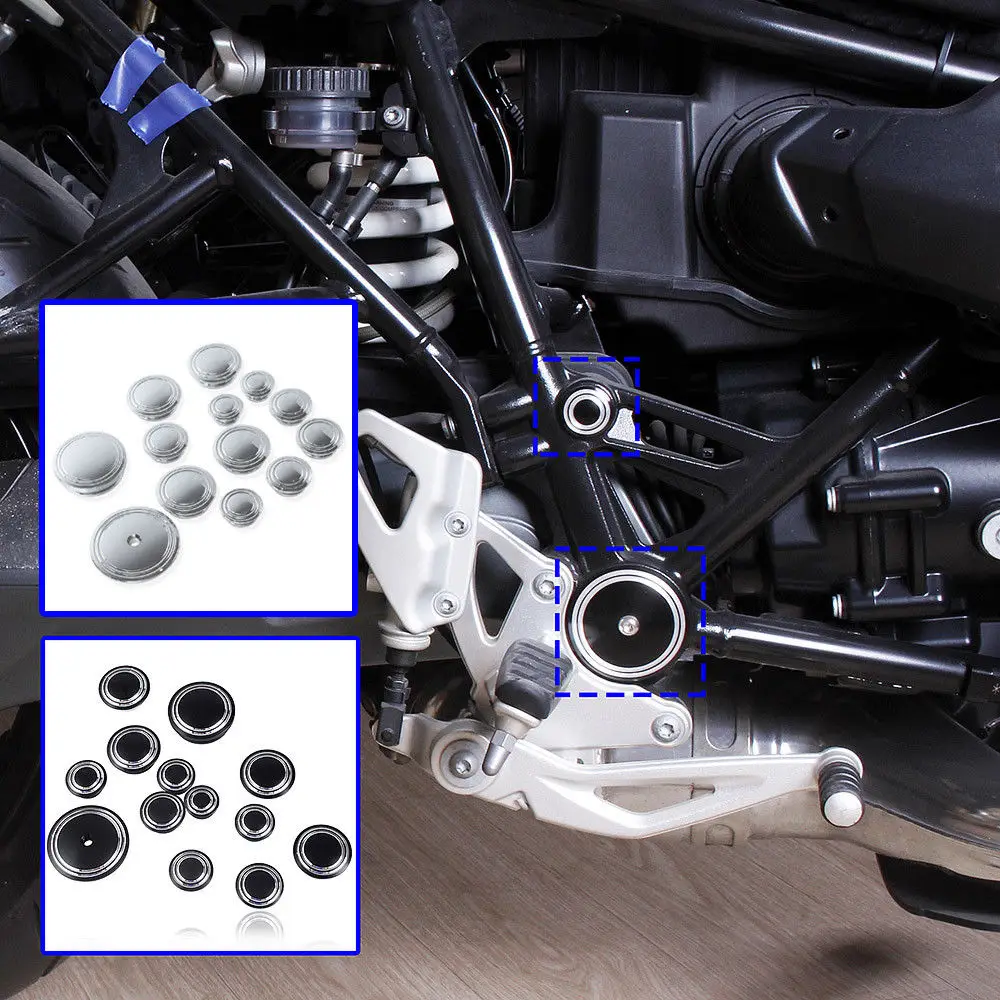 Крышка с отверстием для рамы мотоцикла набор крышек BMW R1200 R NINE T R9T 2013 2014 2015 2016 2017 2018