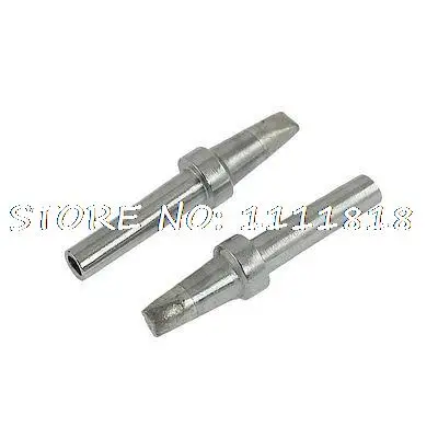 

5 x Silver Tone Replaceable 4.5mm Chisel Width Soldering Iron Tip