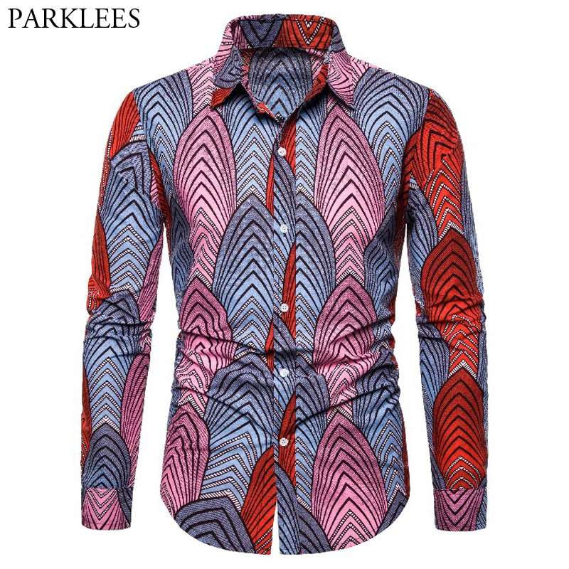 Рубашка Dashiki с Африканским принтом для мужчин новинка 2019 мужские строгие рубашки