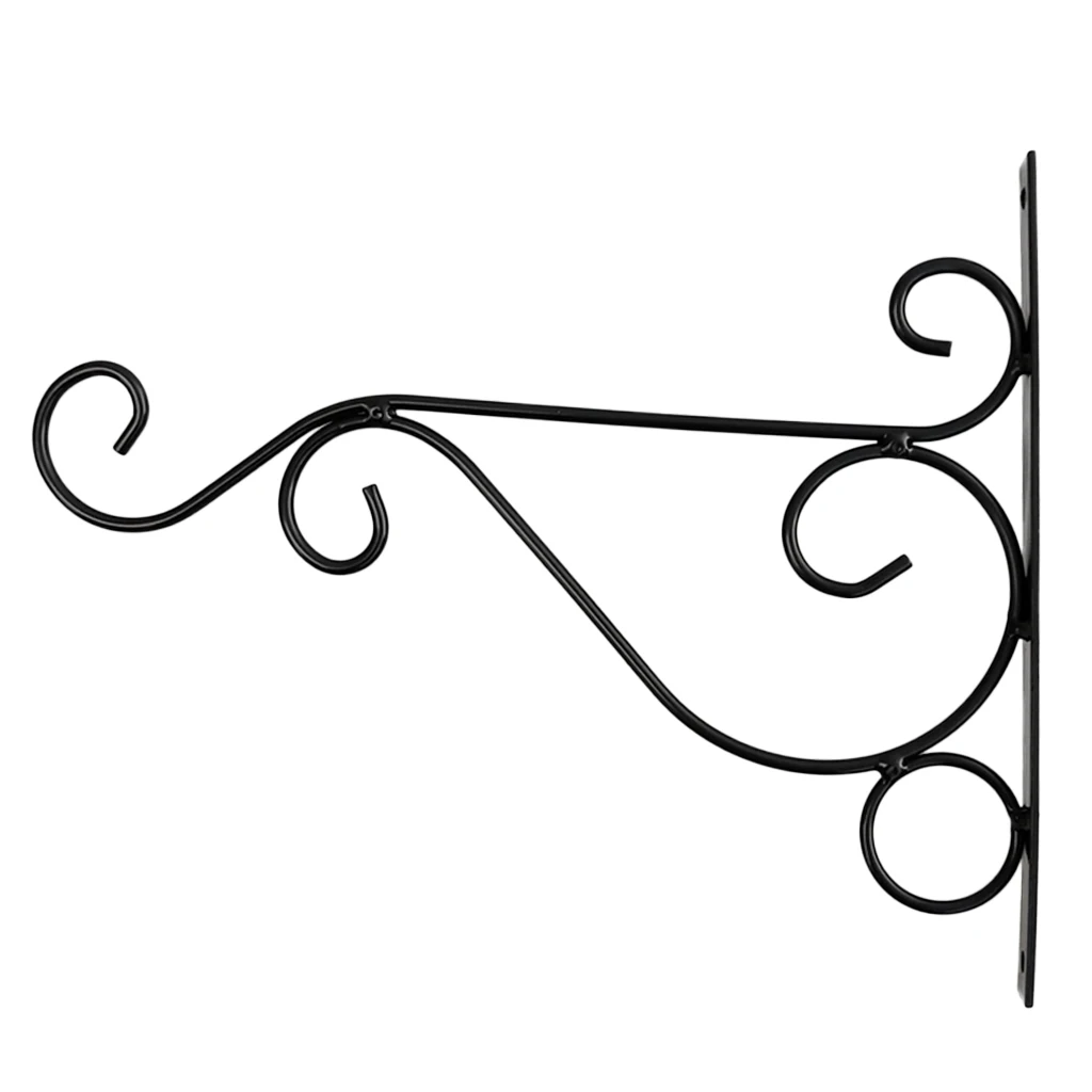 Metal Hanging Plants Bracket Flowerpot Hanger Holder Rack Lawn Wall Hook