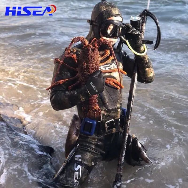 Men Professional 5mm 7mm for Taiwan YAMAMOTO Neoprene Spearfishing Suits Available Hooded Sealed two piece Diving Dry Wetsuits