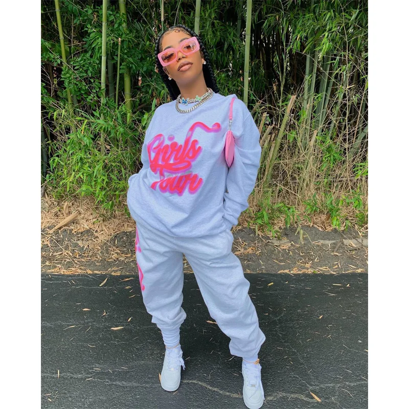 

Sweatpants Set Women Suit Set Tracksuit Two Piece Women Set Sport Casual Outfit Fall Clothes for Women Sweatshirt Jumper Top