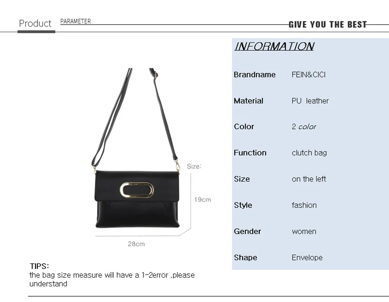 Day clutches party bag women large big envelope handbag new crossboday bag beige black