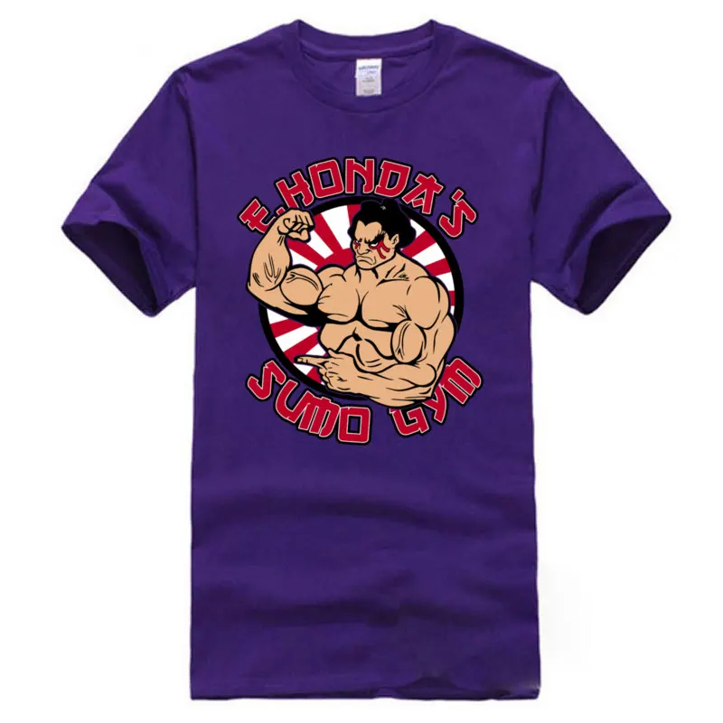  Fitness Tight Tops T Shirt Coupons Short Sleeve Student T-Shirt TpicOriginaltitle Cool NEW YEAR DAY Sweatshirts Crewneck E.Honda_s_sumo_gym_1372 purple