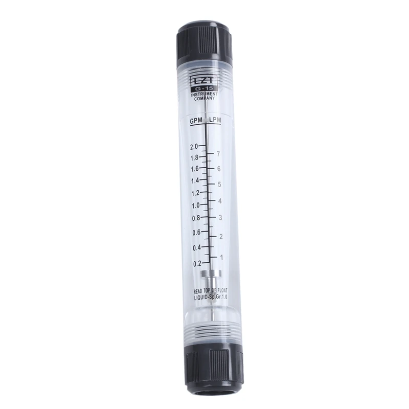 Горячая 1/2 &quotЖенская резьба 0 2 GPM 1 7 LPM вода жидкость встроенный расходомер