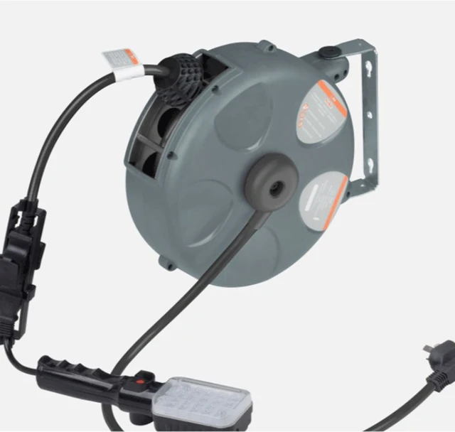 Automatic retractable hose reel air drum electric water blast gun tube auto  repair car beauty equipment - AliExpress