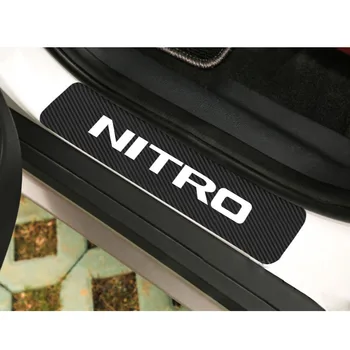 

Carbon Fiber Door Sill Sticker For Dodge NITRO Antislip Welcome Pedal Protection Stickers Protector Car Accessories Interior