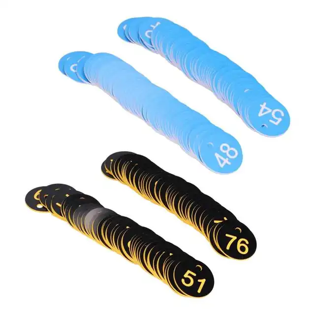 200 db Abs Kerek Számozott 1-100 Méhkas Címke Jelzőcímkék Lyukállomány Szerszám Számú Jelző - Image 4