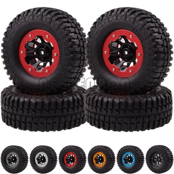 

NEW ENRON 4P 1.9" Wheel Rims 100MM Tyre Dick Cepek Mud Country Complete RC 1/10 Rock Crawler Axial SCX10 SCX10 II 90046 90047