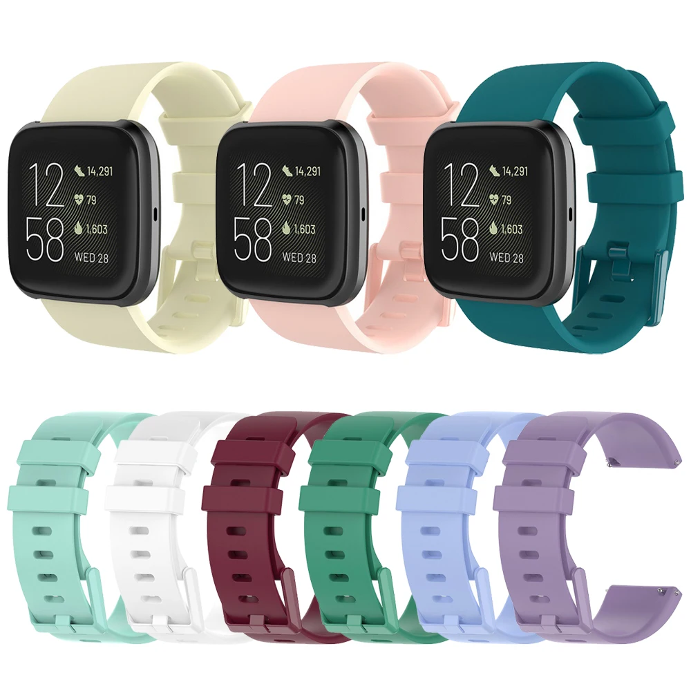 

For Fitbit Versa 2 band Watchband Versa2 Classic silicone strap for Fitbit Versa lite smartwatch Replacement Accessories