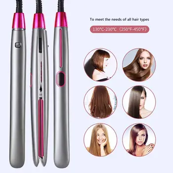 

Professional Infrared Ceramic Hair Straightener Hairdressing Styler Flat Iron Styling Tools