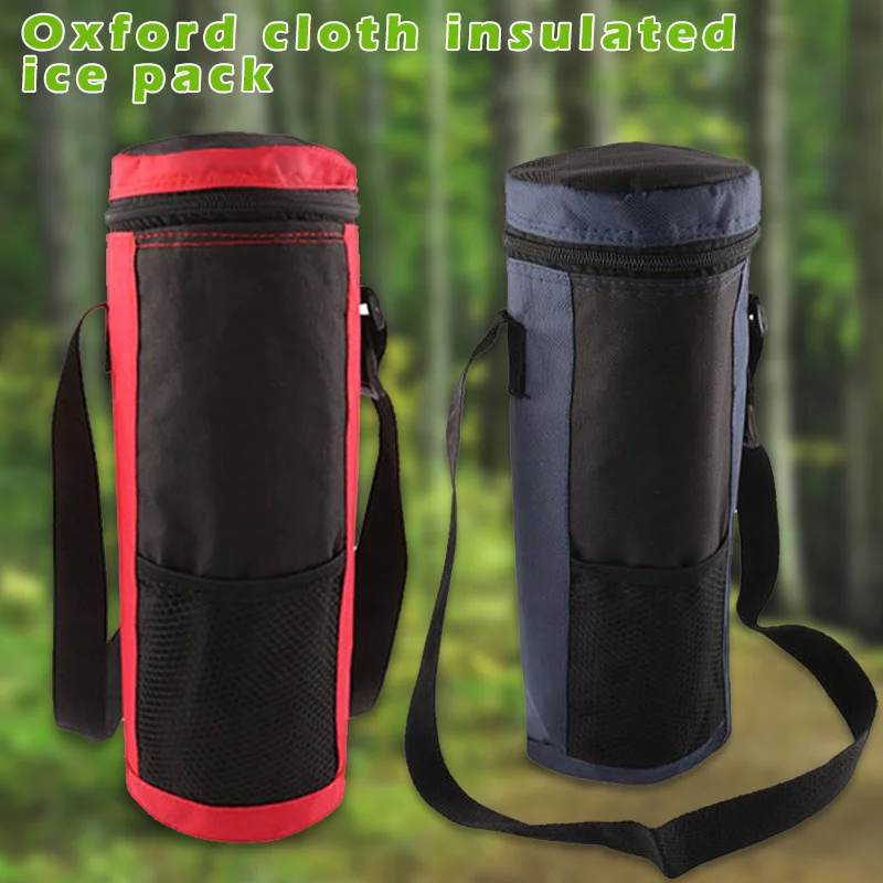 Water Bottle Cooler Tote Bag Insulated Holder Carrier Cover Pouch For