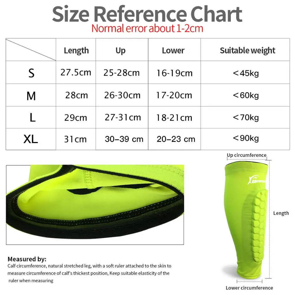 Sports Soccer Shin Guards Compression Calf Sleeve Support Cycling Training Leg Protection soccer shin guards,shin guard pads
