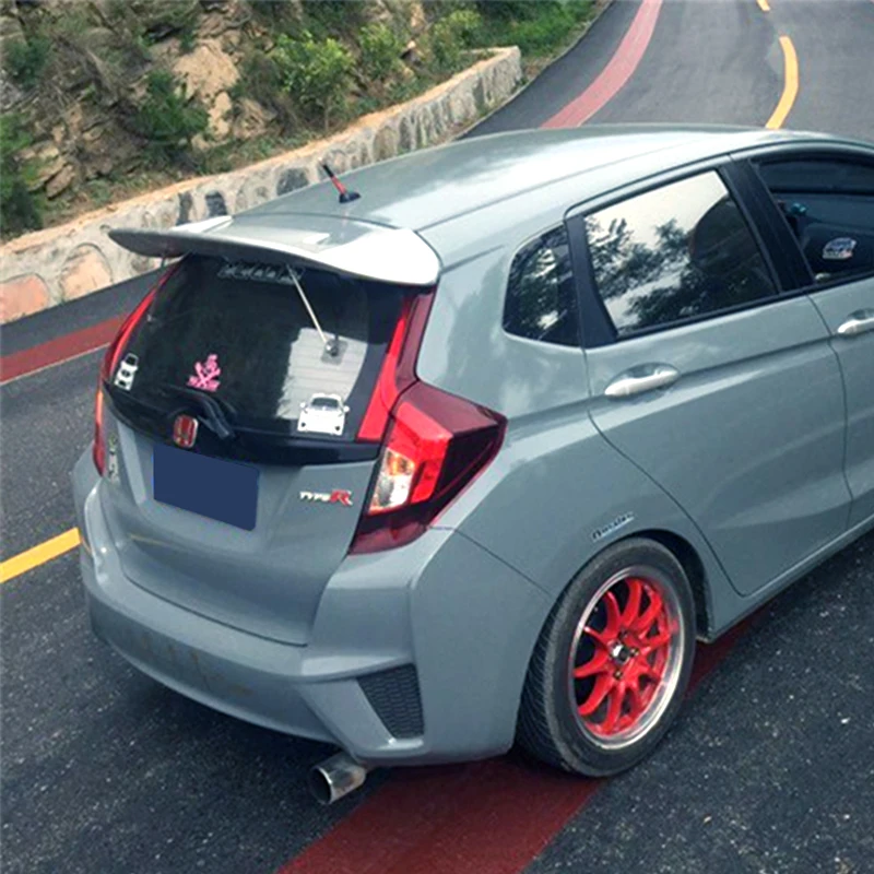 Спойлер из углеродного волокна для Honda JAZZ спойлер на крышу JDM Gk5 2019 года аксессуары
