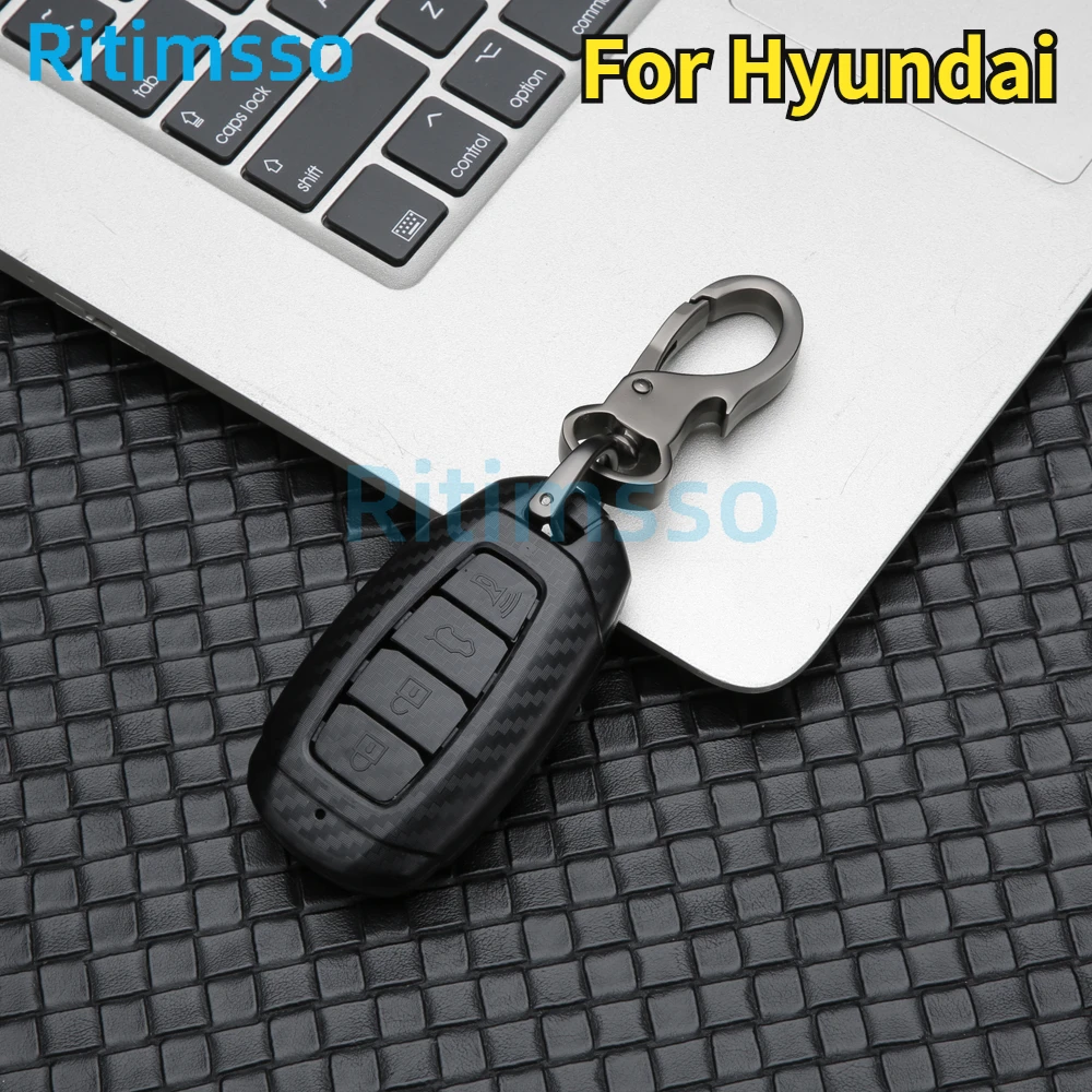Чехол для автомобильного ключа из АБС-пластика Hyundai I30 Ix35 KONA Encino Solaris Azera greatig Accent
