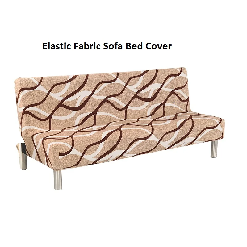 Simple Elastic Sofa Bed Cover Allinclusive Armless Sofa Cover Sofa