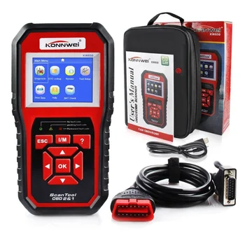 

KONNWEI KW850 OBD2 Scanner EODB CAN Auto Scanner One Click Update Car Diagnostic better than ELM327 Scan Tool Battery Tester