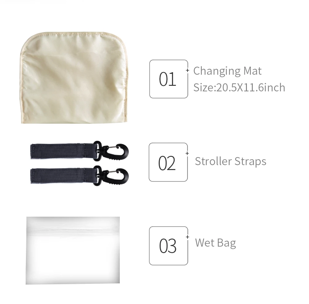 Сумка для подгузников, рюкзак для путешествий, многофункциональный, для мам, детские подгузники, сумка для коляски, большая емкость