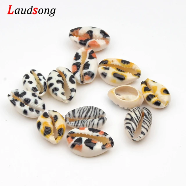 10Pcs DIY Sea Shell Cowrie Charm Beads 15-20mm Beach Seashell Beads for  Jewelry Women Sea Shells Earrings Bracelet Necklace