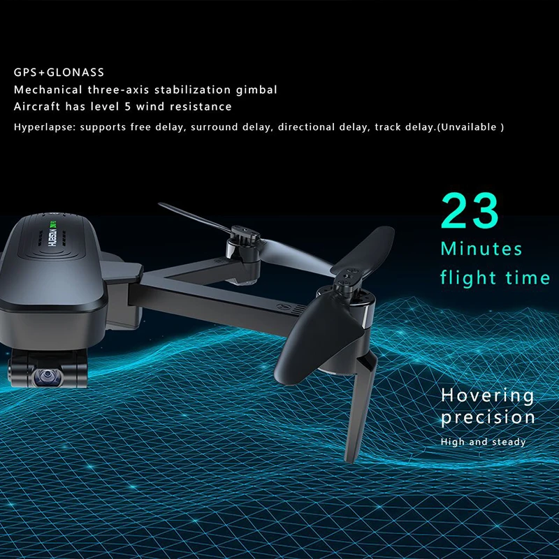 Hubsan H117S Zino Pro gps 5G WI-FI 4 км передачи изображений Складная рукоятка с видом от первого лица в формате 4K UHD, Камера 3-осевому гидростабилизатору Дрон Квадрокоптер с дистанционным управлением