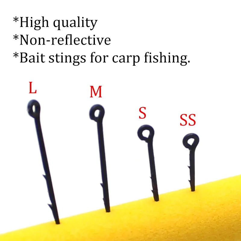 30pcs Carp Fishing Accessories Bait Stings With Micro Barbed Maggot Bait Needles For Method Feeder Carp Hook Spinner Pins