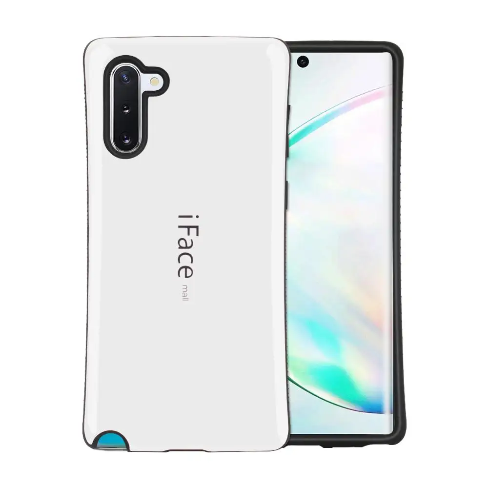 White IFace Mall для samsung Galaxy Note 10/Note 10 Pro гибридный противоударный чехол-накладка на заднюю панель жесткий чехол Полная защита для телефона - Цвет: White