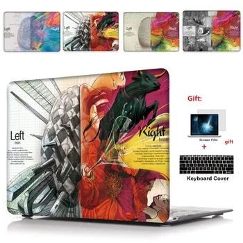 

2019 New Laptop Case Keyboard Cover For 11 12 13 15 inchs Macbook Air Pro Retina For MacBook Air 11.6 13.3 Pro 13 15.4 inch Case