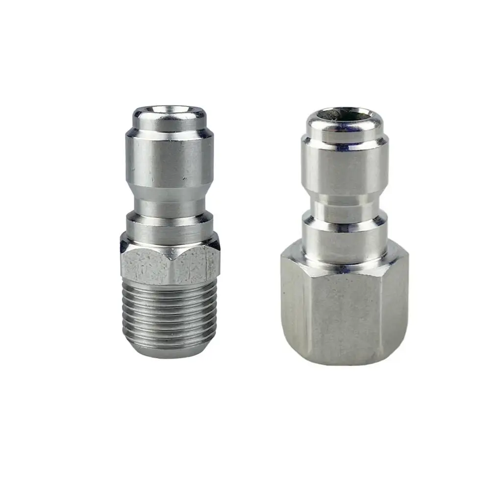Quick Connect Adapter Stainless Steel 1/4" Plug Nozzle