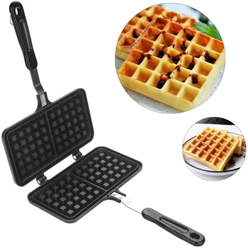 

Non-Stick Waffles Maker Mold Portable Iron Machine Household Kitchen Gas Pan Bubble Eggs Cake Oven Breakfast Machine cake maker