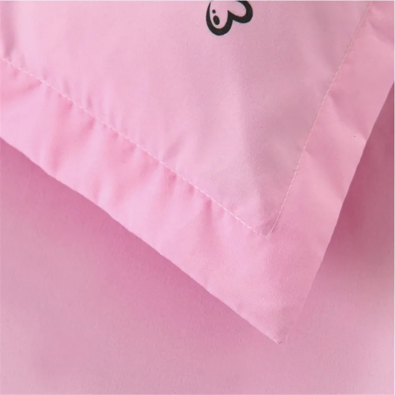 Сплошной цвет покрывало для кровати юбка для кровати полиэстер хлопок 1 шт. удобное мягкое дышащее многоцветное покрывало для кровати с рисунком "I Love YOU"