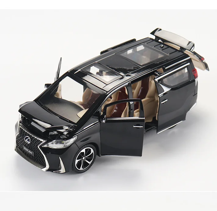 Имитация автомобиля Lexus lm300h детская игрушка MPV модель из сплава украшение для