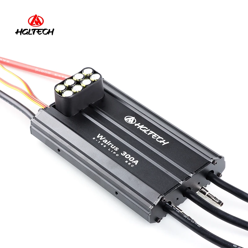 Водонепроницаемый контроллер скорости с водяным охлаждением HGLTECH Walrus 300A 60V ESC для