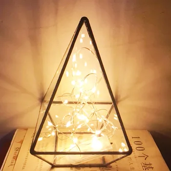 

Copper Wire Led String Starry String Lights Small Colored Lights Copper Wire Battery Hanging Room Mini Decorative Lights Stars L