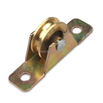 

T style fixex pulley window roller sliding door plastic steel window pulley Aluminum alloy window brass wheel muted roller