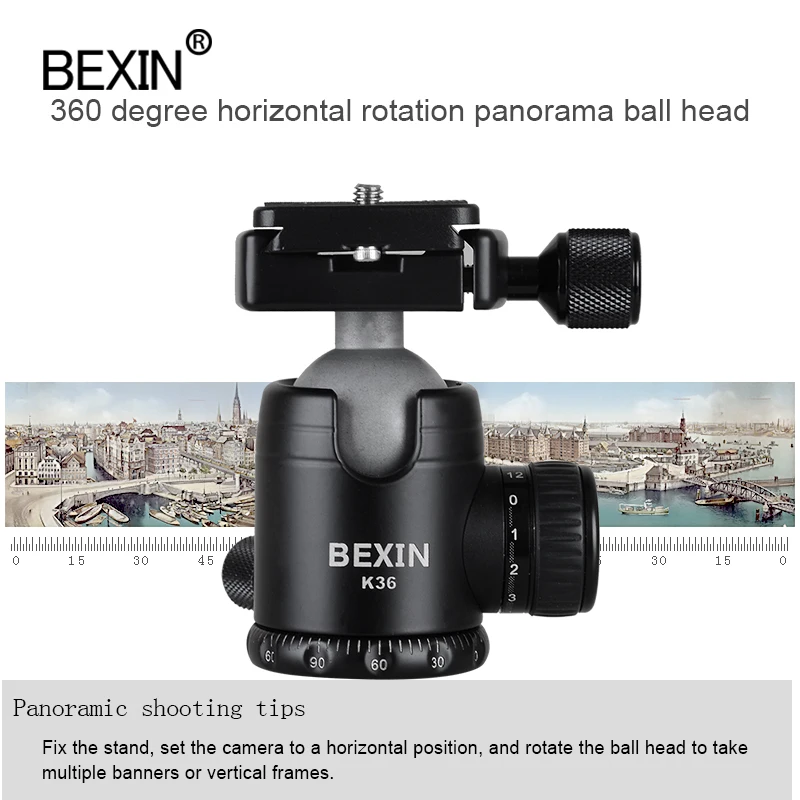 Аксессуары для камеры BEXIN профессиональный панорамный штатив dslr с вращением на 360